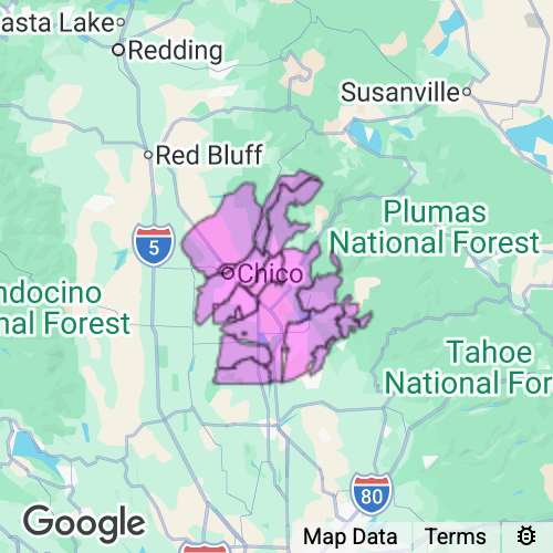 Butte County California real estate agent mailing area