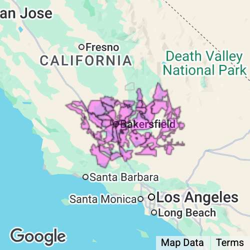 Kern County California real estate agent mailing area