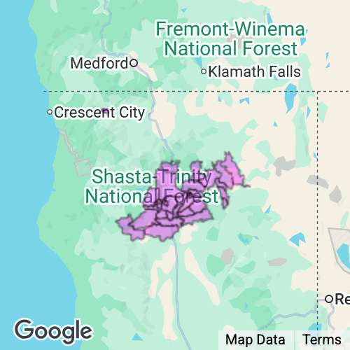 Shasta County California real estate agent mailing area