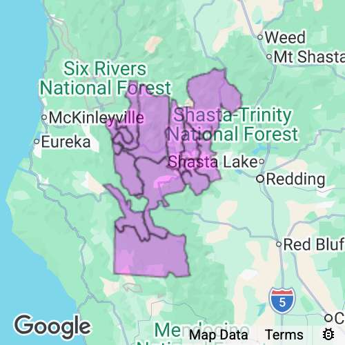 Trinity County California real estate agent mailing area