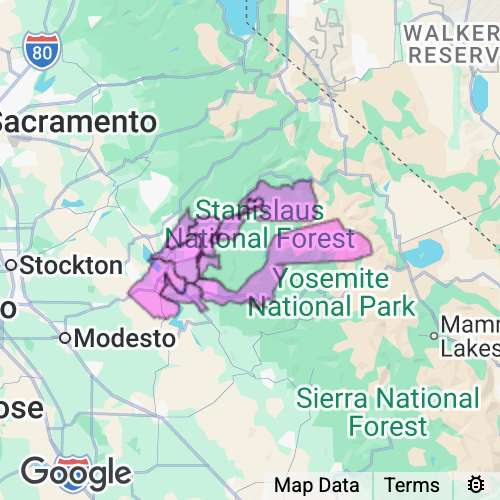 Tuolumne County California real estate agent mailing area