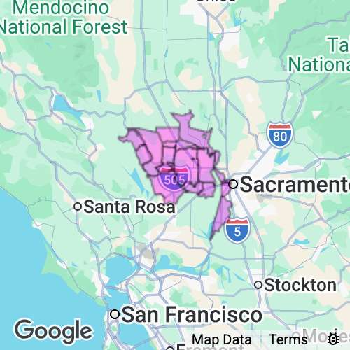Yolo County California real estate agent mailing area