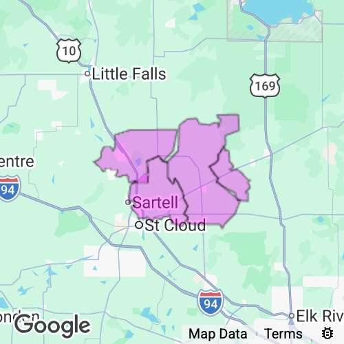 Benton County Minnesota real estate agent mailing area