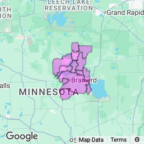 Crow Wing County Minnesota real estate agent mailing area