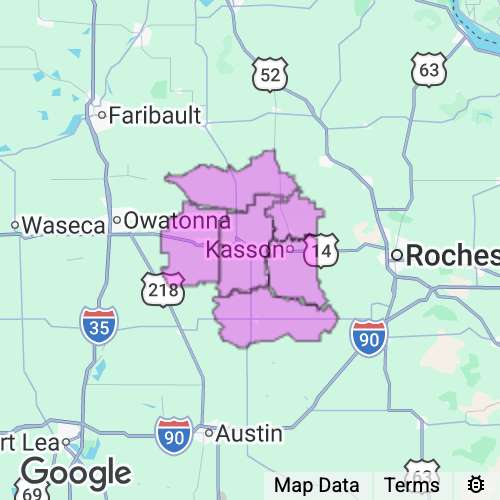 Dodge County Minnesota real estate agent mailing area