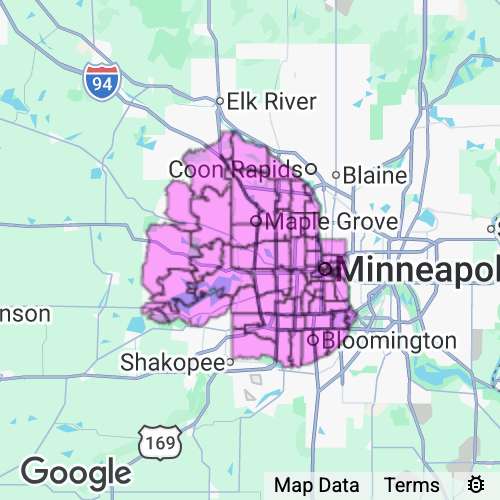Hennepin County Minnesota real estate agent mailing area