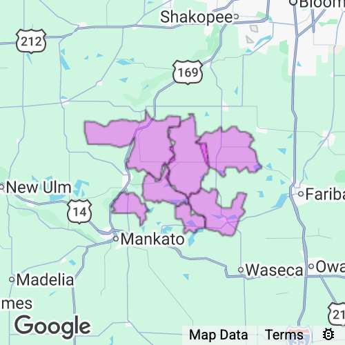 Le Sueur County Minnesota real estate agent mailing area