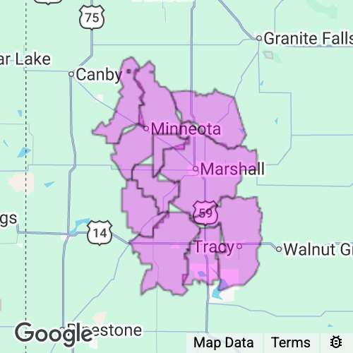 Lyon County Minnesota real estate agent mailing area
