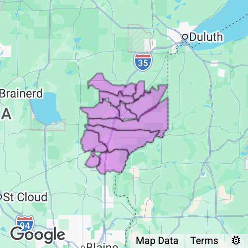 Pine County Minnesota real estate agent mailing area