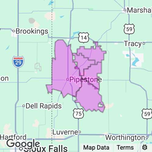 Pipestone County Minnesota real estate agent mailing area