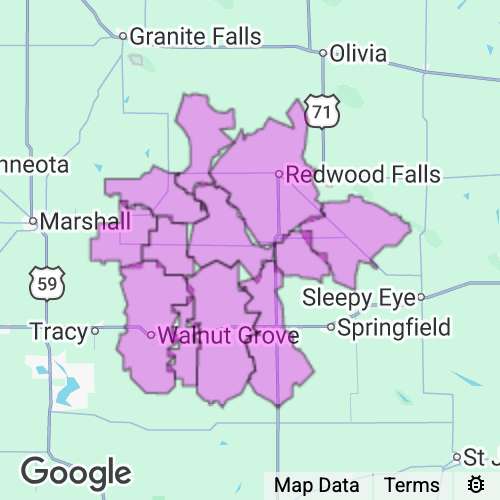 Redwood County Minnesota real estate agent mailing area