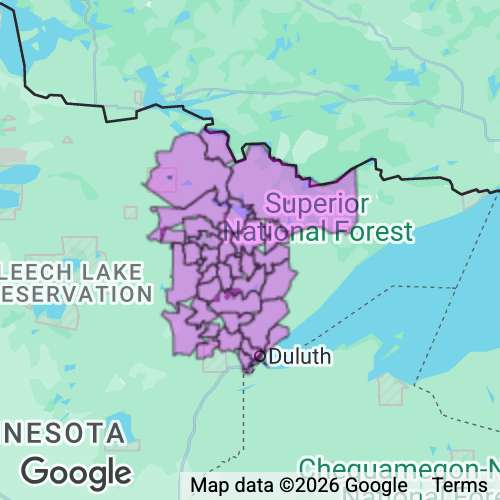 Saint Louis County Minnesota real estate agent mailing area