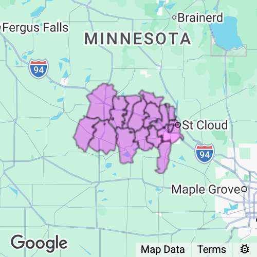 Stearns County Minnesota real estate agent mailing area