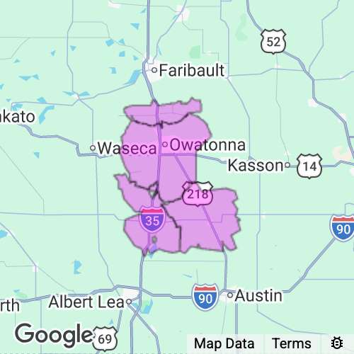 Steele County Minnesota real estate agent mailing area