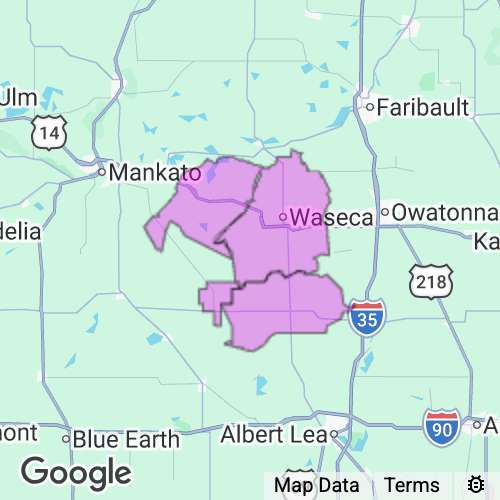 Waseca County Minnesota real estate agent mailing area