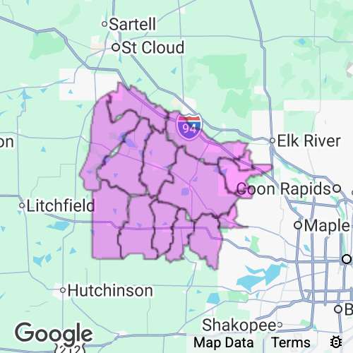 Wright County Minnesota real estate agent mailing area