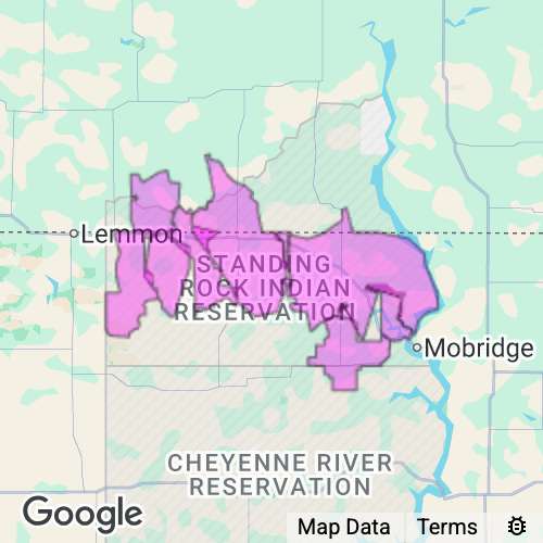 Corson County South Dakota real estate agent mailing area