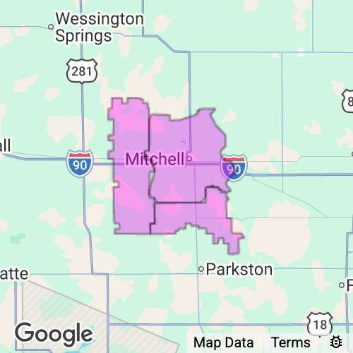 Davison County South Dakota real estate agent mailing area
