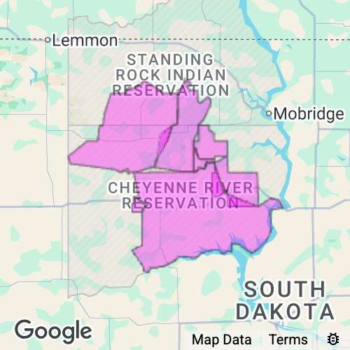 Dewey County South Dakota real estate agent mailing area