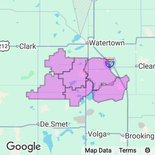 Hamlin County South Dakota real estate agent mailing area