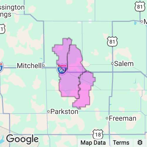 Hanson County South Dakota real estate agent mailing area