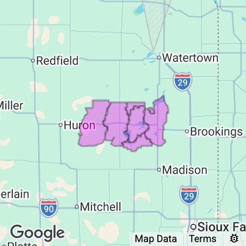Kingsbury County South Dakota real estate agent mailing area