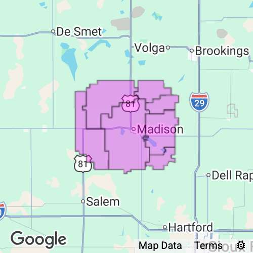 Lake County South Dakota real estate agent mailing area