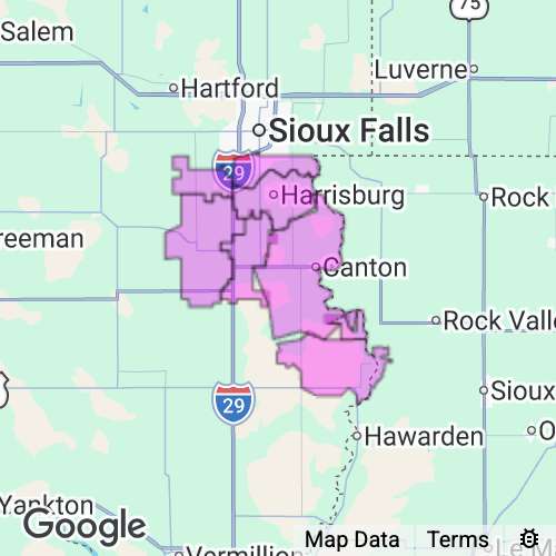Lincoln County South Dakota real estate agent mailing area