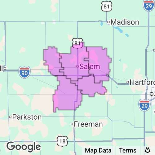 Mccook County South Dakota real estate agent mailing area