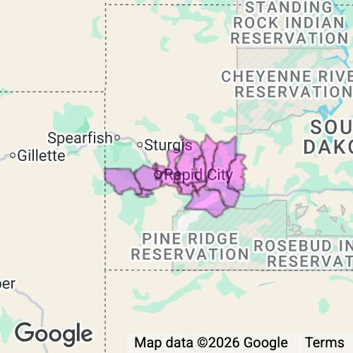 Pennington County South Dakota real estate agent mailing area