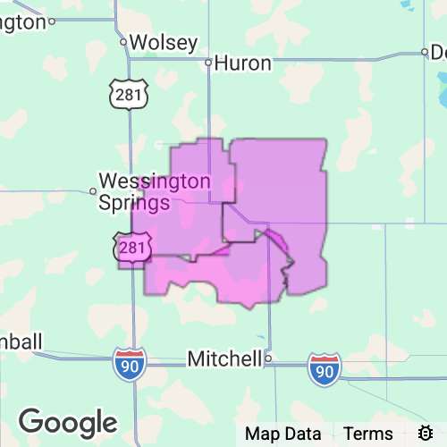 Sanborn County South Dakota real estate agent mailing area