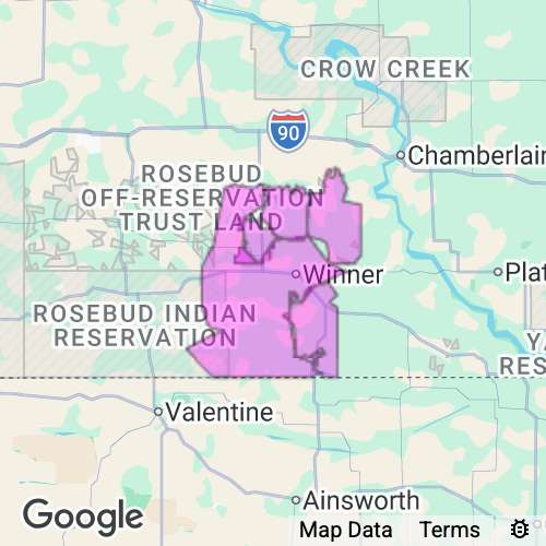 Tripp County South Dakota real estate agent mailing area