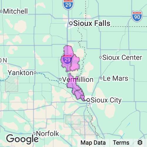 Union County South Dakota real estate agent mailing area