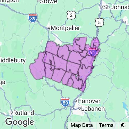 Orange County Vermont real estate agent mailing area