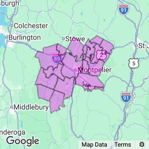 Washington County Vermont real estate agent mailing area