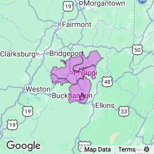 Barbour County West Virginia real estate agent mailing area