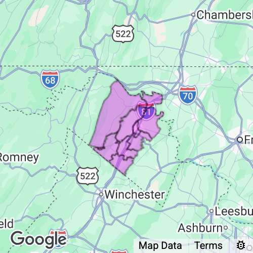 Berkeley County West Virginia real estate agent mailing area