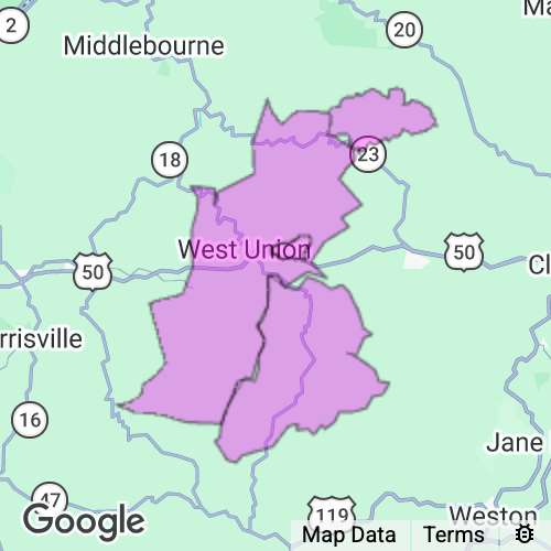 Doddridge County West Virginia real estate agent mailing area