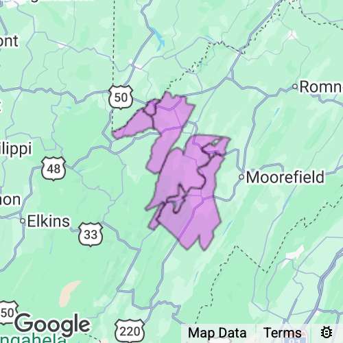 Grant County West Virginia real estate agent mailing area