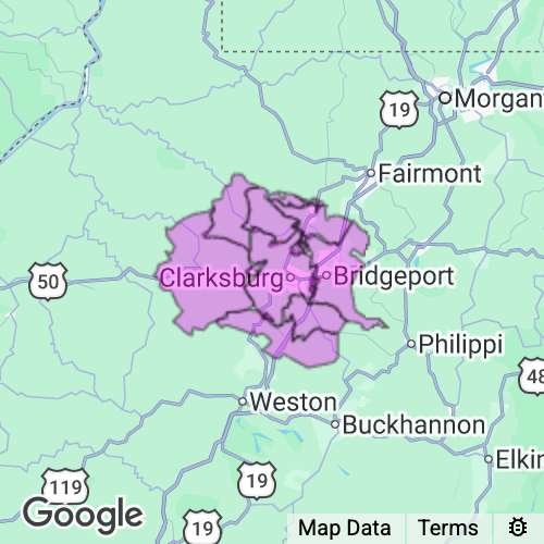 Harrison County West Virginia real estate agent mailing area