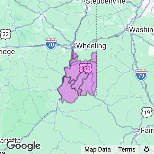 Marshall County West Virginia real estate agent mailing area
