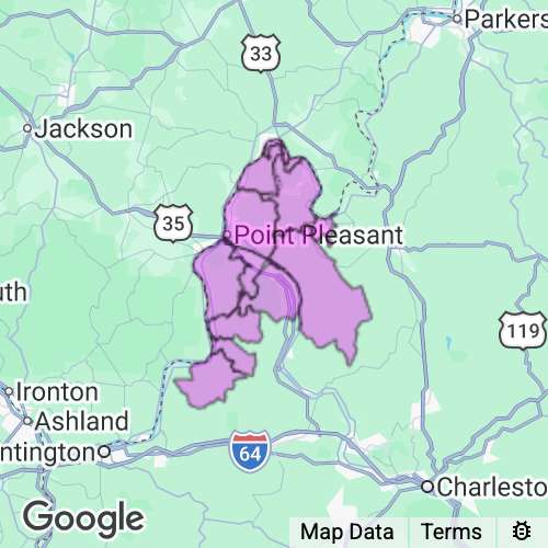 Mason County West Virginia real estate agent mailing area