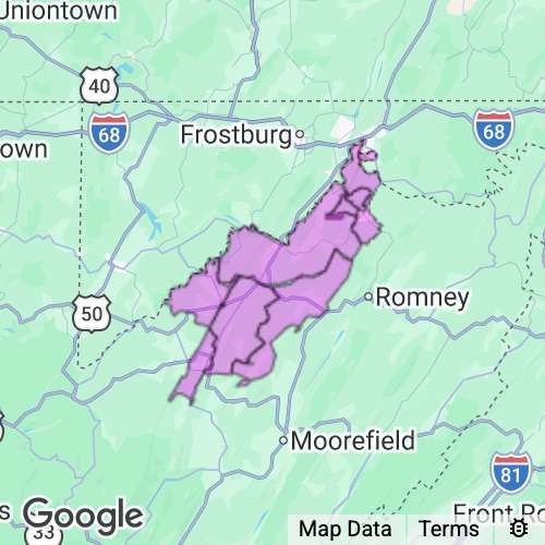 Mineral County West Virginia real estate agent mailing area