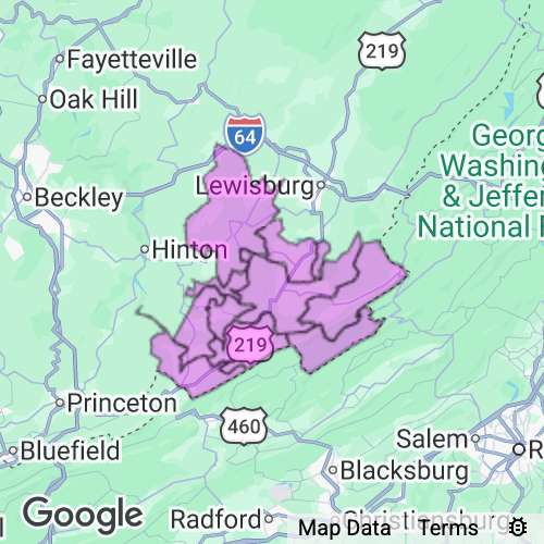 Monroe County West Virginia real estate agent mailing area