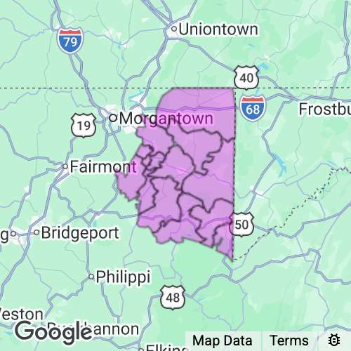 Preston County West Virginia real estate agent mailing area
