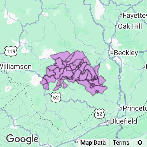 Wyoming County West Virginia real estate agent mailing area