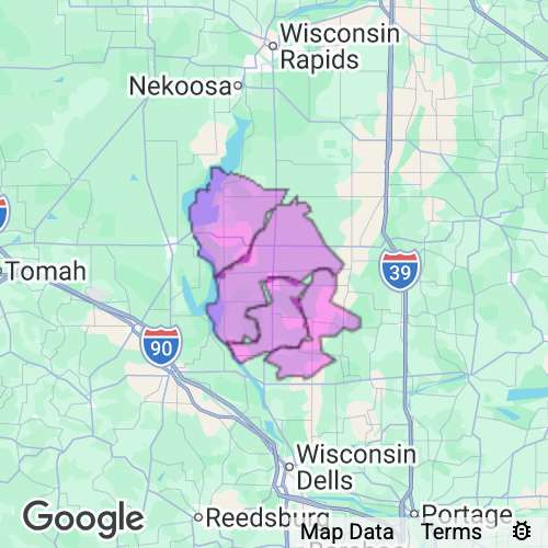 Adams County Wisconsin real estate agent mailing area