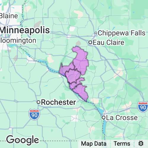 Buffalo County Wisconsin real estate agent mailing area