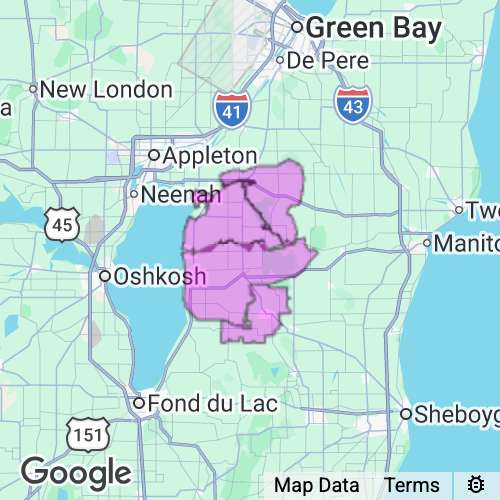 Calumet County Wisconsin real estate agent mailing area