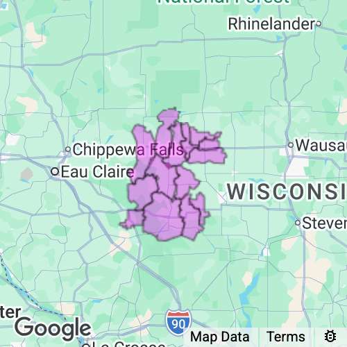 Clark County Wisconsin real estate agent mailing area